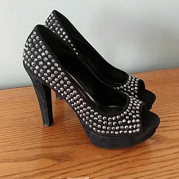 Candie's Black heels - Picture 2 of 4